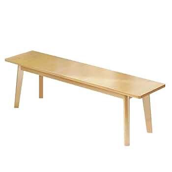 Amazon.co.jp: ベンチ ダイニングベンチ 背もたれなし 2人掛け